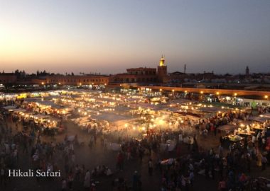 モロッコ、マラケシュのフナ広場