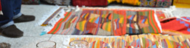 モロッコ、絨毯のショッピング