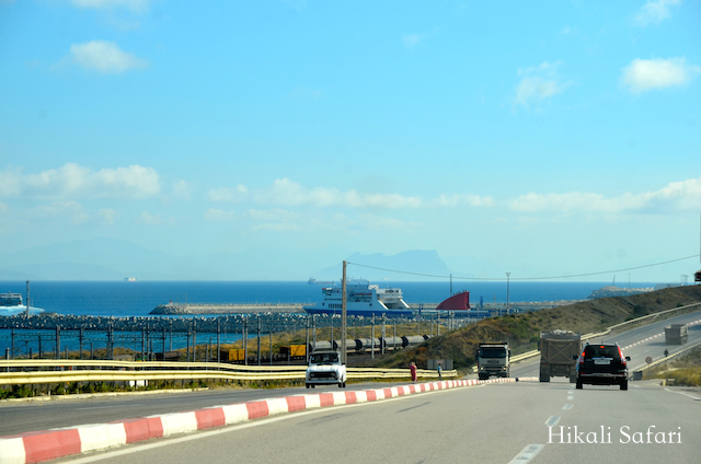 タンジェMED港とジブラルタル海峡
